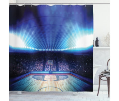 Basketball Arena Game Shower Curtain