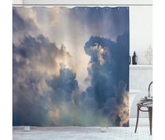 Rain Storm Clouds Sky Shower Curtain