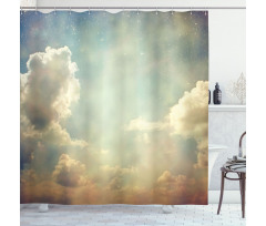 Sky Dream Star Shower Curtain