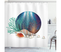 Underwater Ocean Marine Shower Curtain