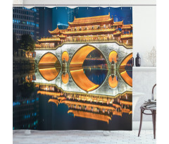 Big Bridge in China Shower Curtain