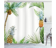 Exotic Palm Trees Shower Curtain