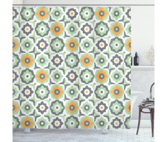 Lotus Floral Shower Curtain