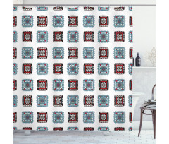 Aztec Ethnic Shower Curtain