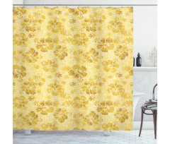 Exotic Hibiscus Flowers Shower Curtain