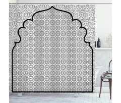 Turkish Ottoman Mosaic Shower Curtain