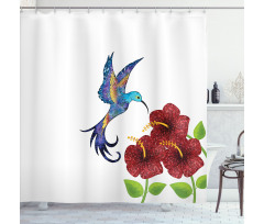 Flower Gardenrt Shower Curtain