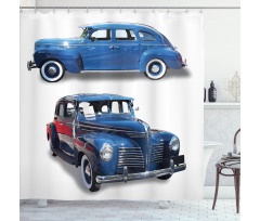 Old Antique Vehicle Shower Curtain