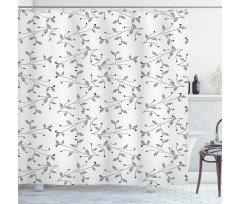 Minimalist Eco Pattern Shower Curtain