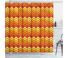Abstract Vintage Funky Shower Curtain