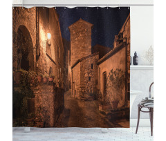 Medieval Town Street Shower Curtain