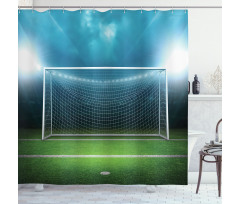 Soccer Football Game Shower Curtain