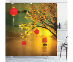 Traditional Chinese Shower Curtain