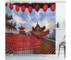 Chinese New Year Festive Shower Curtain