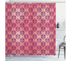 Flower Roses French Shower Curtain