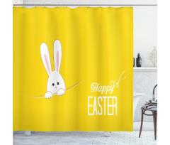 Easter Rabbit Bunny Shower Curtain