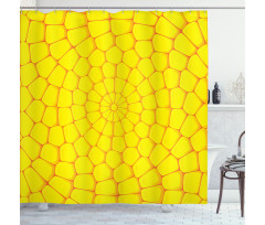 Corn Brick Abstract Art Shower Curtain