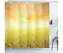 Farm Countryside Field Shower Curtain