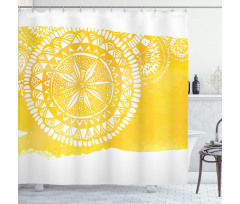 Mandala Oriental Ethnic Shower Curtain