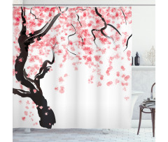 Cherry Blossom Tree Shower Curtain