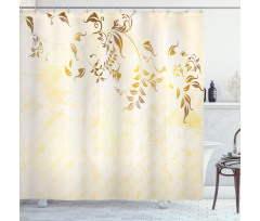 Antique Vintage Ornament Shower Curtain