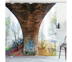 Pillar of Stone Bridge Shower Curtain