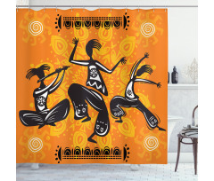 Native Dancer Tribal Shower Curtain