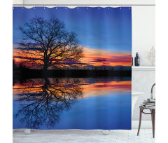 Nature Twilight Shower Curtain