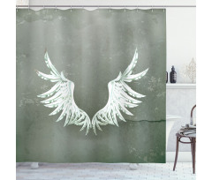 Coat of Arms Wings Shower Curtain