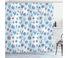 Painting Effect Tulips Shower Curtain