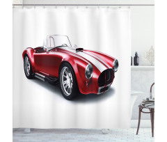 Old Fashioned Vintage Car Shower Curtain