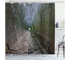 Dungeon Old Side Tunnel Shower Curtain