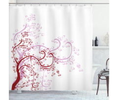 Magnolia Art Shower Curtain