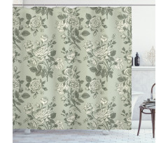Bamboo Tree Leaves Shower Curtain