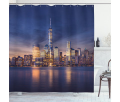 Manhattan Landscape Shower Curtain