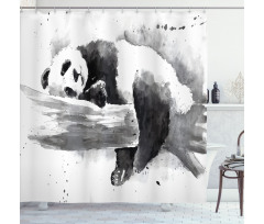 Sleeping Panda Shower Curtain
