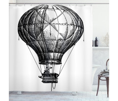 Balloon in the Sky Shower Curtain