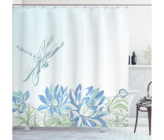 Waterlilies Nature Shower Curtain