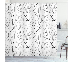 Winter Tree Shower Curtain
