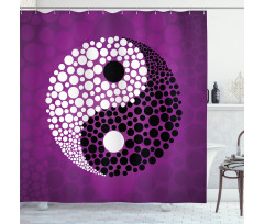 Ying Yang Harmony Balance Shower Curtain