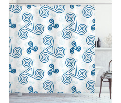 Triskel Celtic Art Shower Curtain