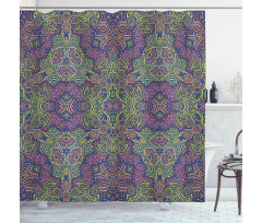 Mandala Boho Hippie Shower Curtain