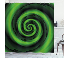 Abstract Spirals Shower Curtain