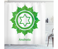 Chakra Meditation Shower Curtain