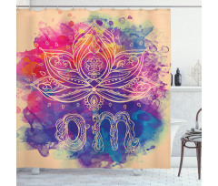 Psychedelic Oriental Shower Curtain