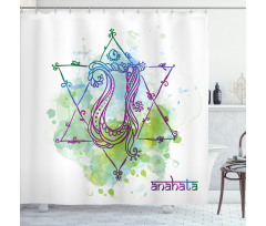 Healing Soul Mystic Energy Shower Curtain