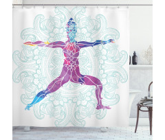 Mandala Boho Meditation Shower Curtain