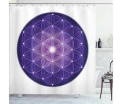 Traditional Design Shower Curtain