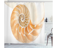 Curves Helix Design Shower Curtain
