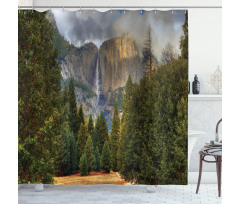 Yosemite Park Autumn Shower Curtain